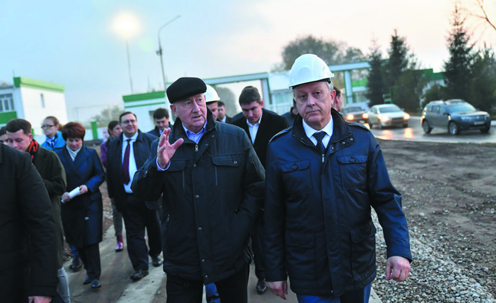 Губернатор Валерий Радаев посетил строительную площадку фабрики мороженого
