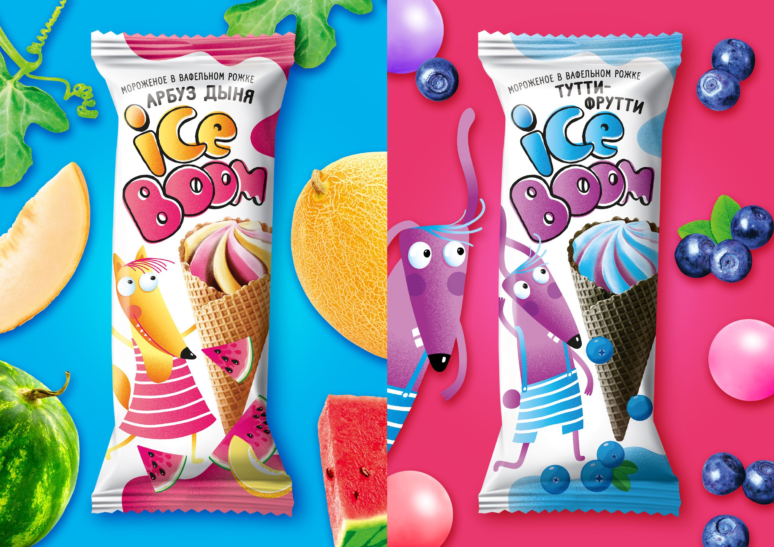 BOOM-бические новинки! ICE BOOM выпустили 7 ярких вкусов мороженого